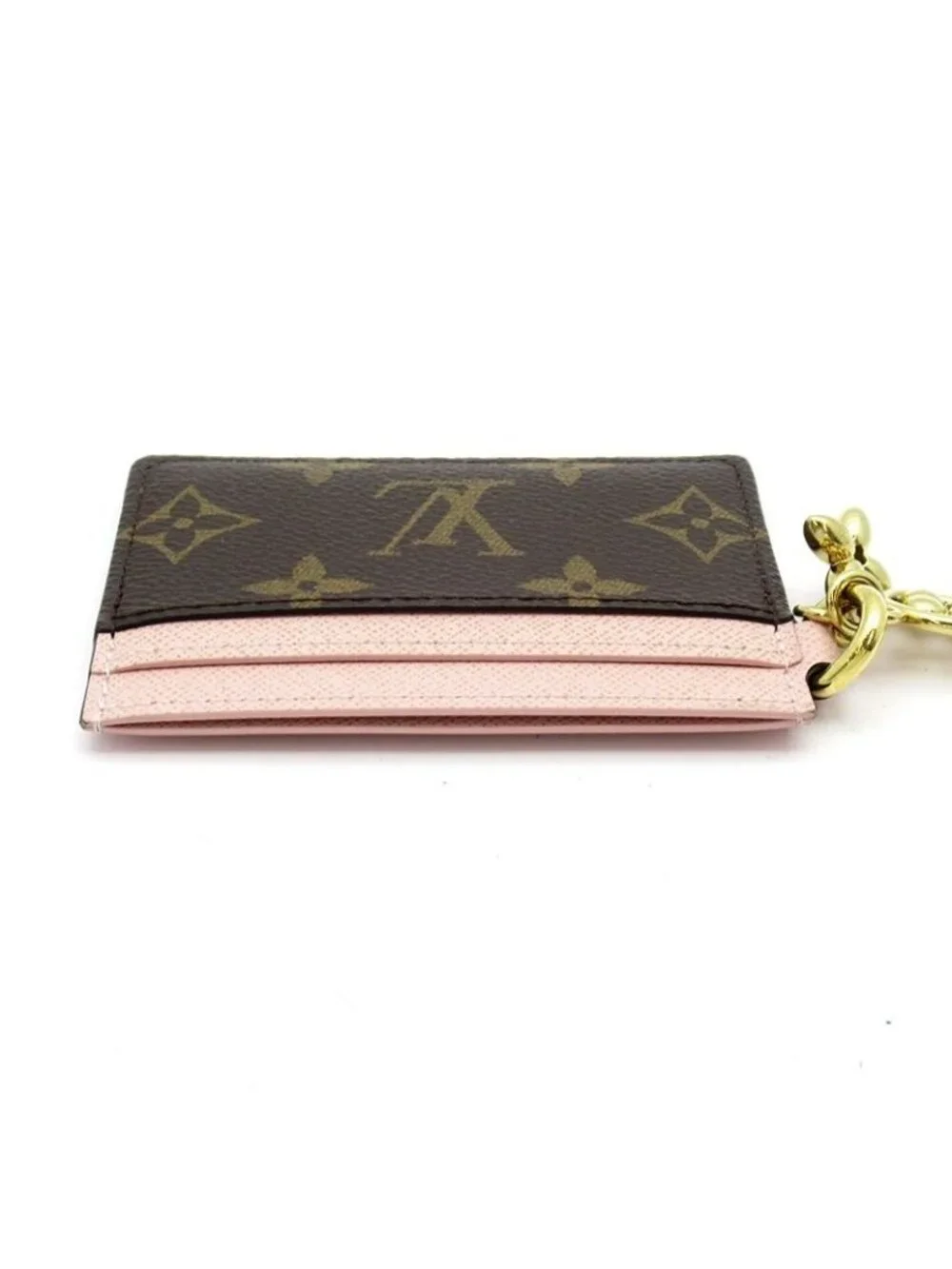 Louis Vuitton Card Holder LV Charm Monogram Brown
